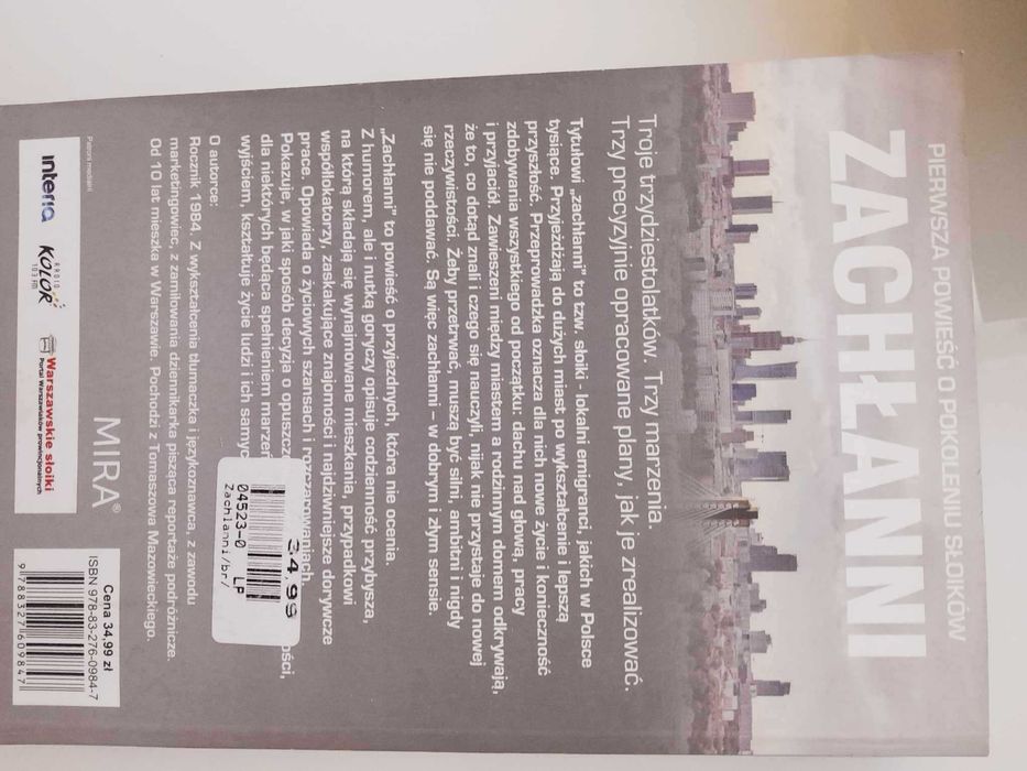 Zachłanni Magdalena Żelazowska słoiki Warszawa pokolenie 30+