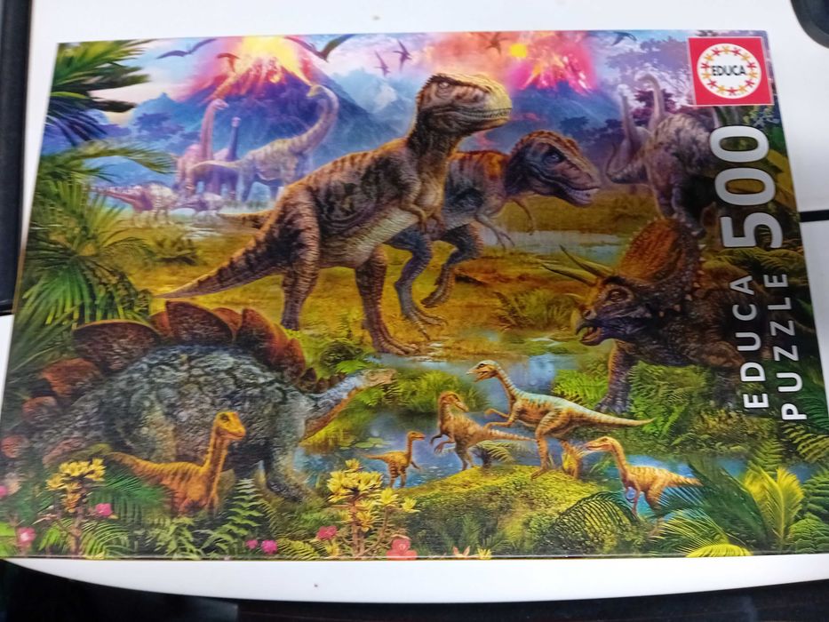 Puzzle Encontro de dinossauros de 500 peças – Educa