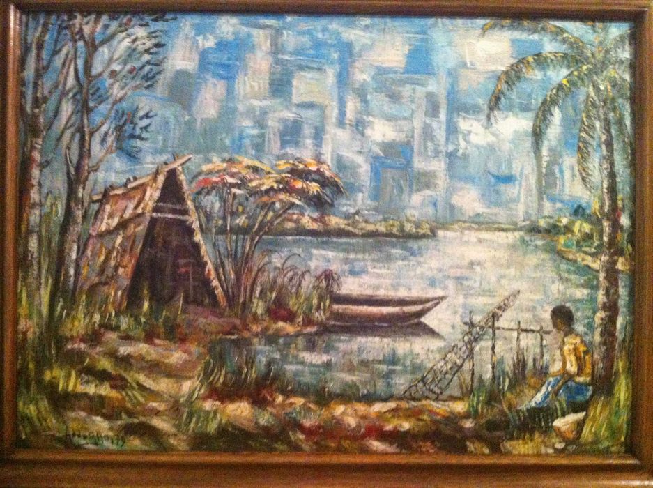 Quadro Pintura Africana