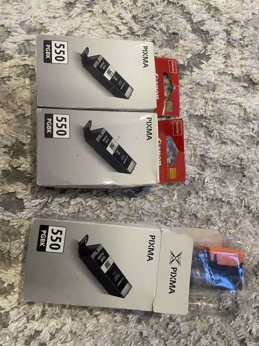 Oryginalny tusz do drukarki Canon 550 czarny