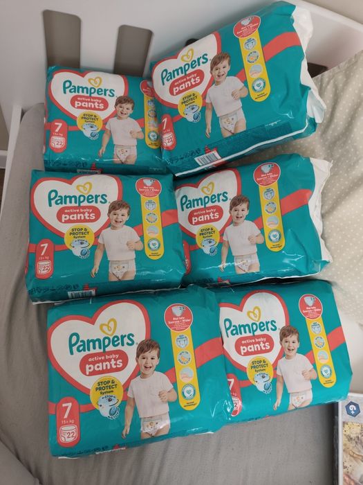 Pampers pants 7 nowe