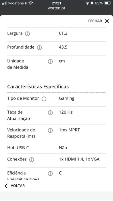 Monitor Gaming Asus VY279HGR | 27'' | 120 Hz | Full HD