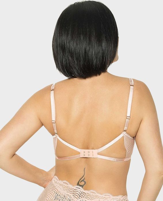 Пудровий бюстгальтер SILENZA, пуш-ап (Розмір: 80A) - НОВИЙ