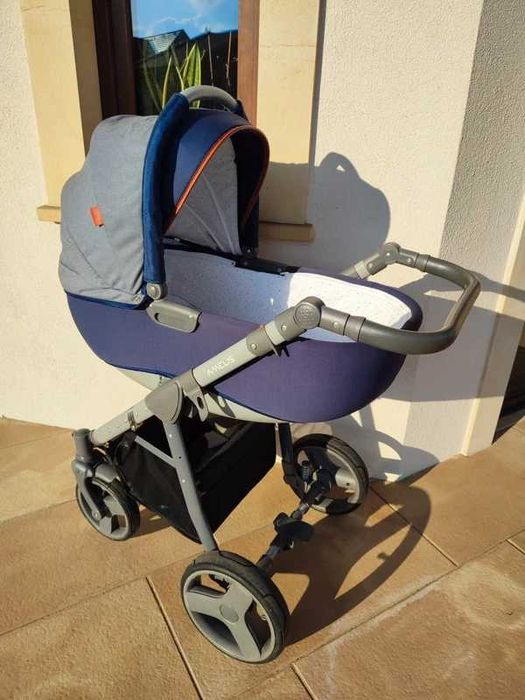 Wózek dziecięcy 2w1 (gondola + spacerówka) amelis pro
