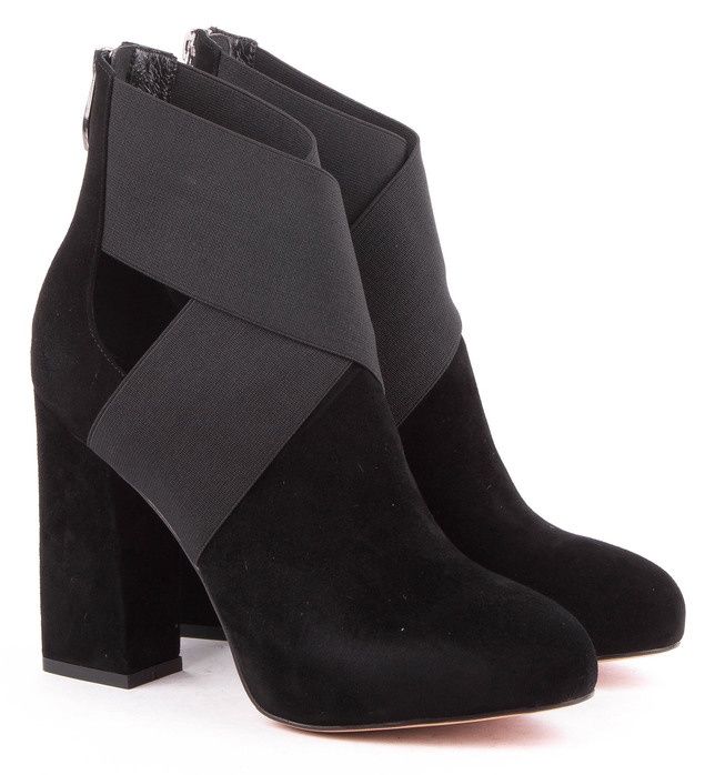 Ботильоны (ботильйони) туфли ботиночки полусапожки  замша Vitto Rossi