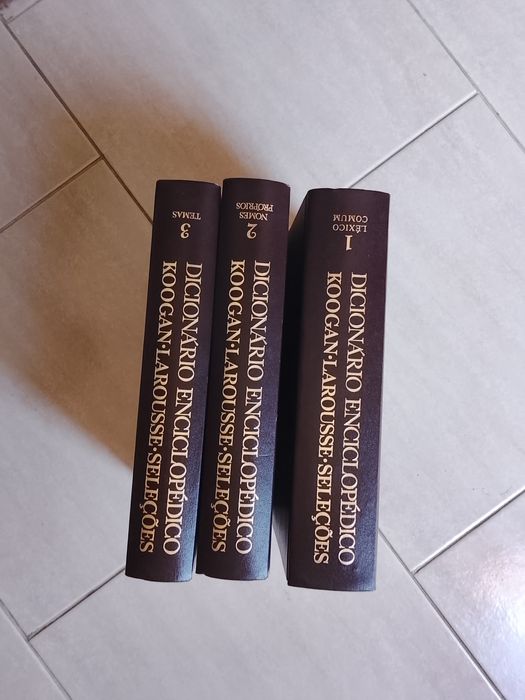 Dicionario conjunto de tress