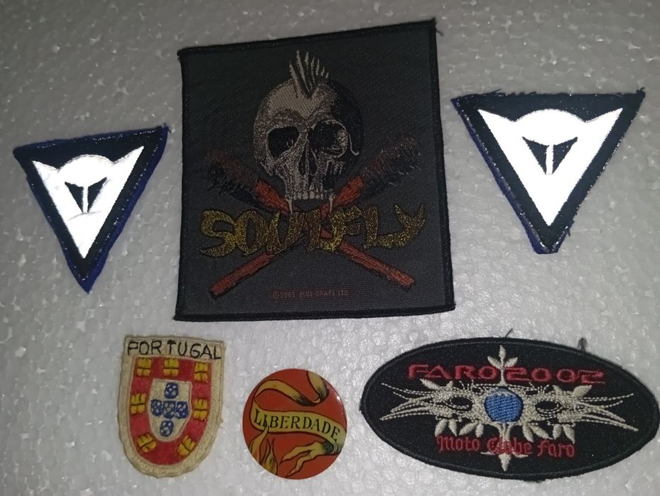 Chapas das concentrações de motas  em Faro antigas