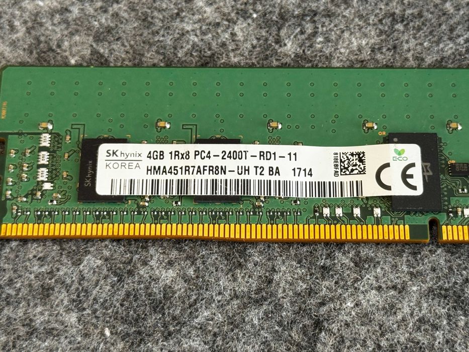 Серверна пам'ять 4GB DDR4 2400MHz SK hynix ECC Registered (PC4-2400T)