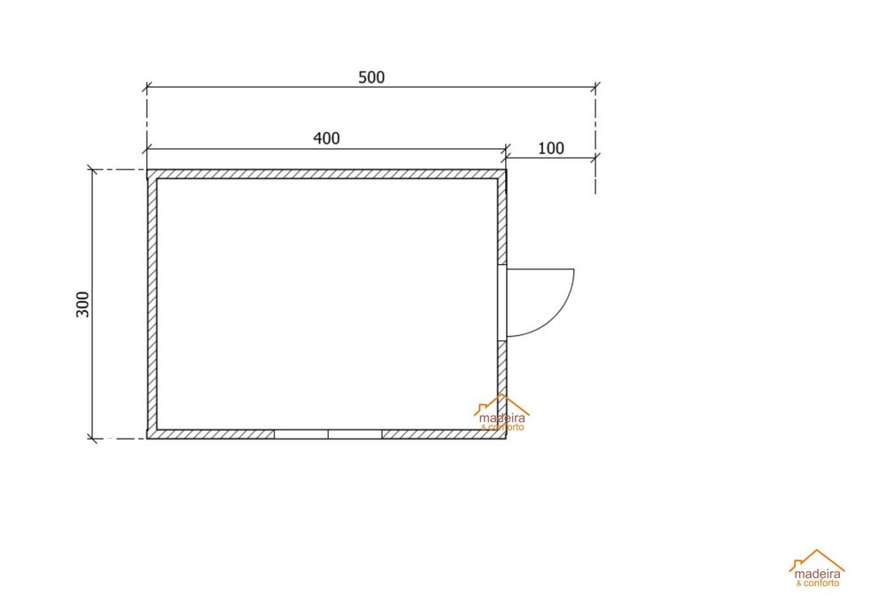 abrigo de jardim - Madeira&Conforto - cmb.13