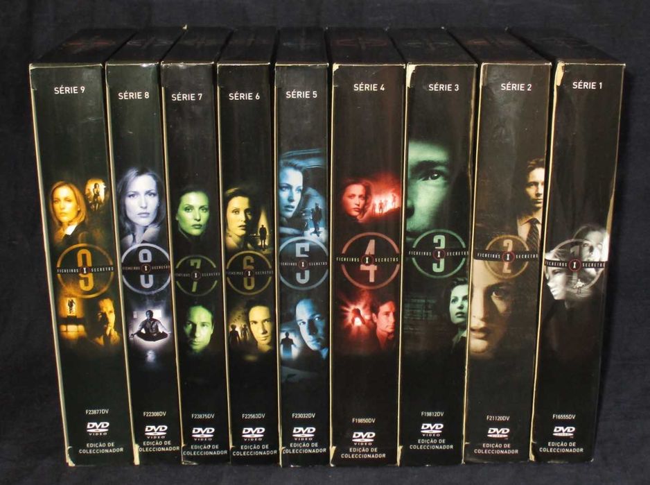 DVD X-FILES Ficheiros Secretos 9 Temporadas Edição de Coleccionador