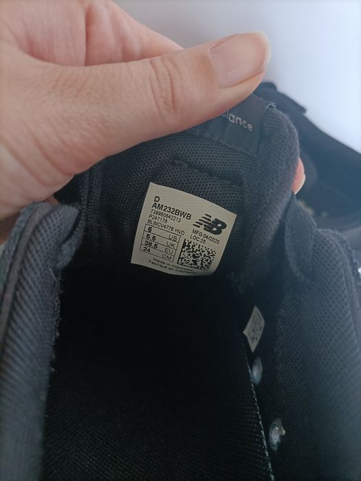 Sapatilhas pretas New Balance 38.5