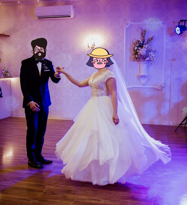 Suknia ślubna z gorsetem