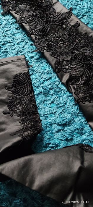 Spodnie woskowane koronka rozm.L/40