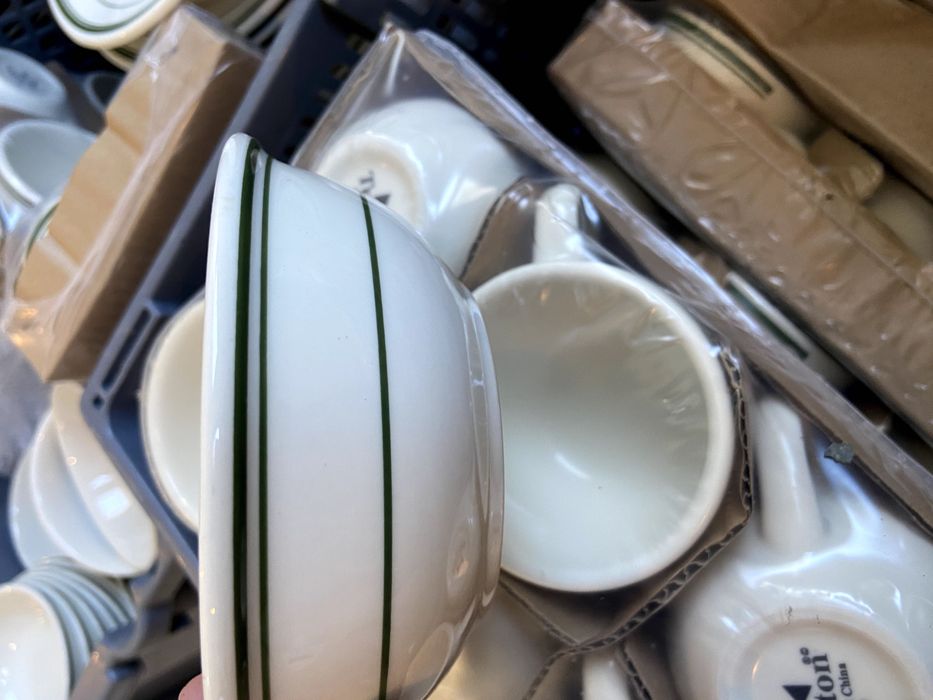 Louça para restauração Tuxton Diner americano tigelas, chávenas