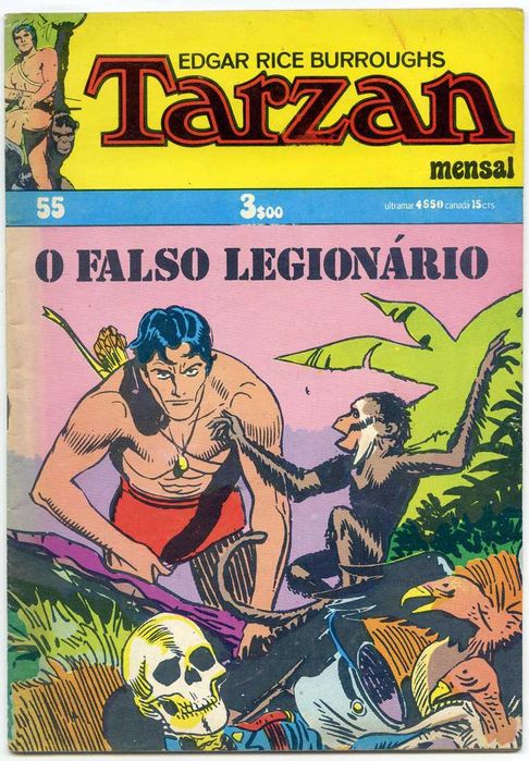 Banda Desenhada Antiga - TARZAN #55