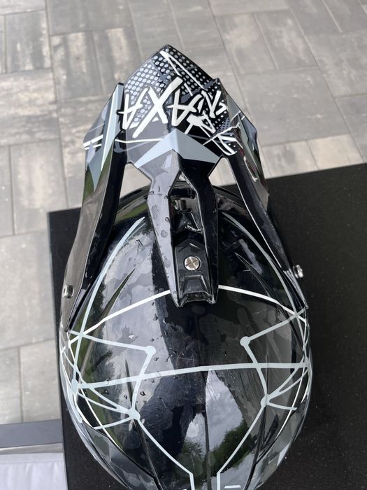 Kask na crossa i motor