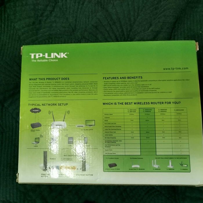 Router TP-LINK 300 Mbps TL-WR841N