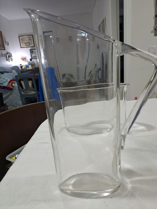 Frapê e jarro em cristal Fátima Lopes