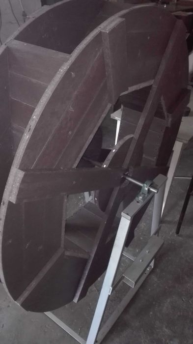 Koło Młyńskie 120 cm Ozdoba do ogrodu