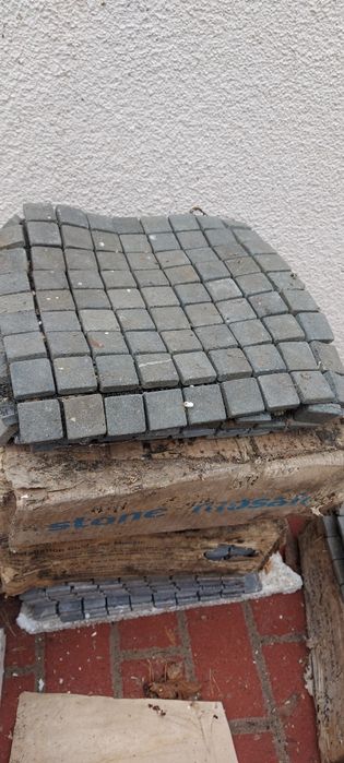 Mozaika kamienna dekory  30x30 marmur naturalny  lawa wulkaniczna