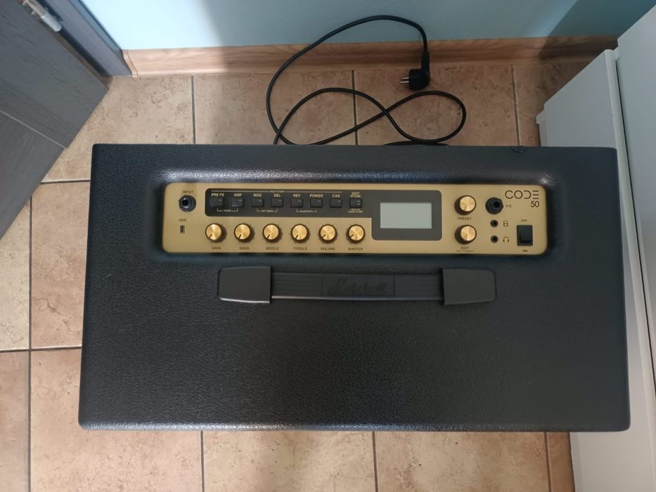 Wzmacniacz gitarowy Marshall code 50 + Dedykowany footswitch