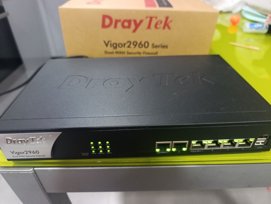 Draytek vigor 2960 novo em caixa