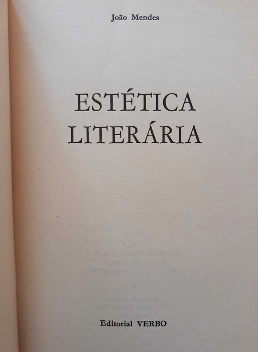 Estética Literária - João Mendes