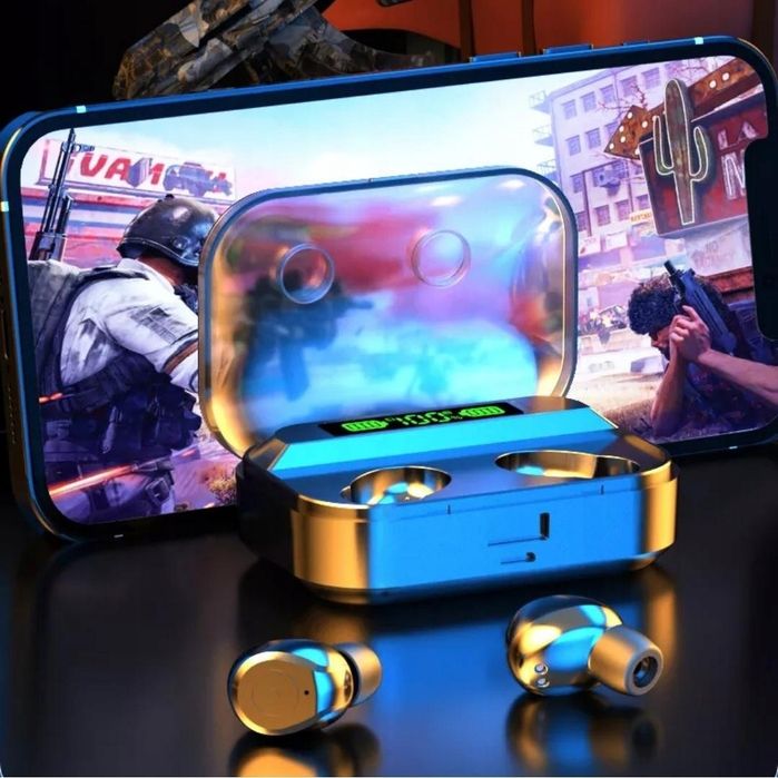 Słuchawki Bezprzewodowe Douszne Sportowe Powerbank