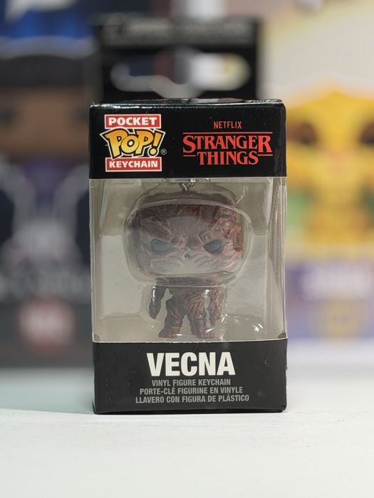 Оригінальний колекційний брелок Funko Pop 1811 Keychain Vecna Векна Stranger Things Дивні Дива Фанко Поп Брелок Фігурка Містика Хоррор Подарунок