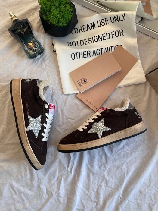 Кроссовки Golden Goose/ Теплі кеди Голден Гус/ Снікерси/ Ленвін/ Уггі