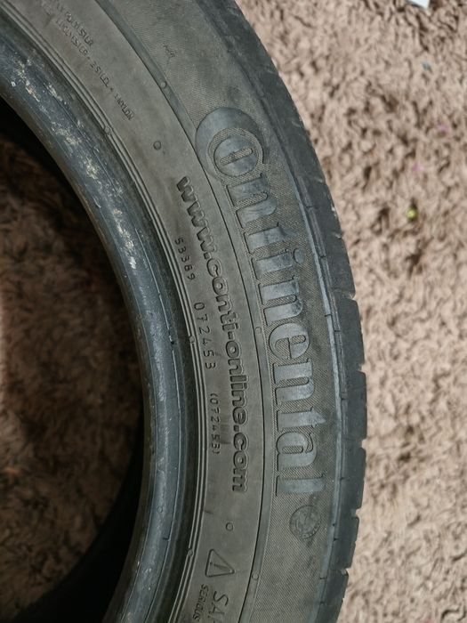 Літні шини continental  195 55 16 87h б/в