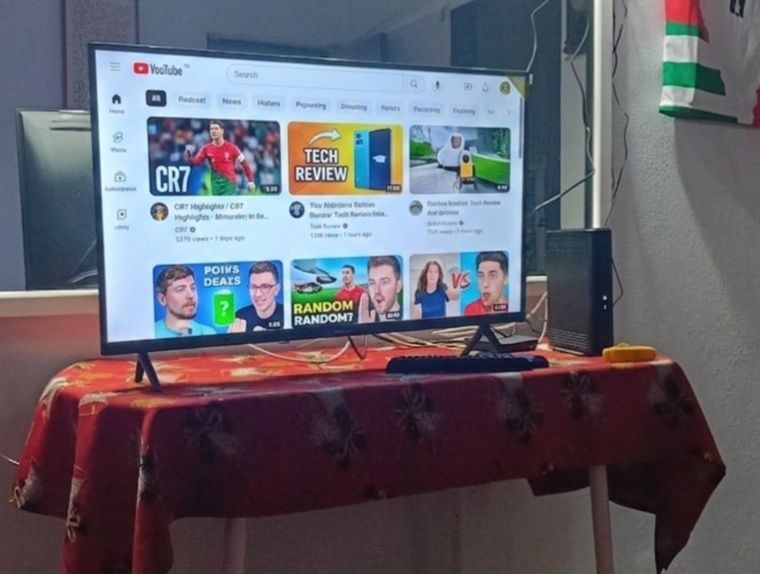 Tv nova em caixa
