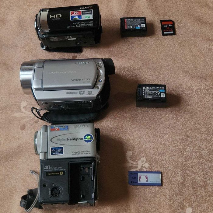 Видеокамера Sony HDR-CX190 + DCR-DVD508 + DCR-PC3E