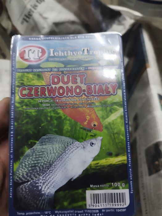 Duet czerwony pokarm mrożony