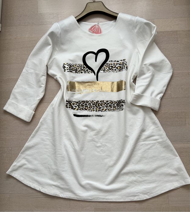 Italy, piękna nowa sukienka bawełniana