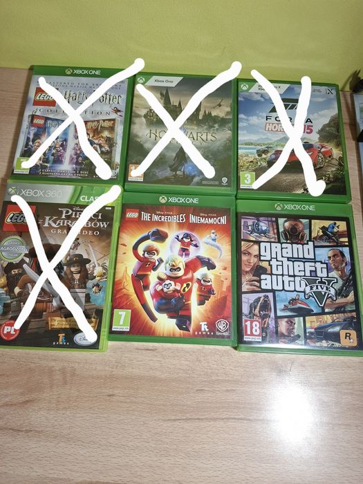 Gry do Xbox one.
