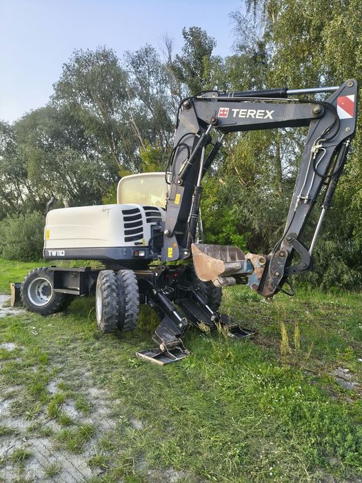 Terex TW 110 TW 95 TW 85 SCHAEFF DUŻO OSPRZĘTU SUPER STAN BEZ DPF BEZ ADBLUE GWARANCJA MTH EW 110 YANMAR MECALAC LIEBHERR  bez wycieków,stan idealny,warto
