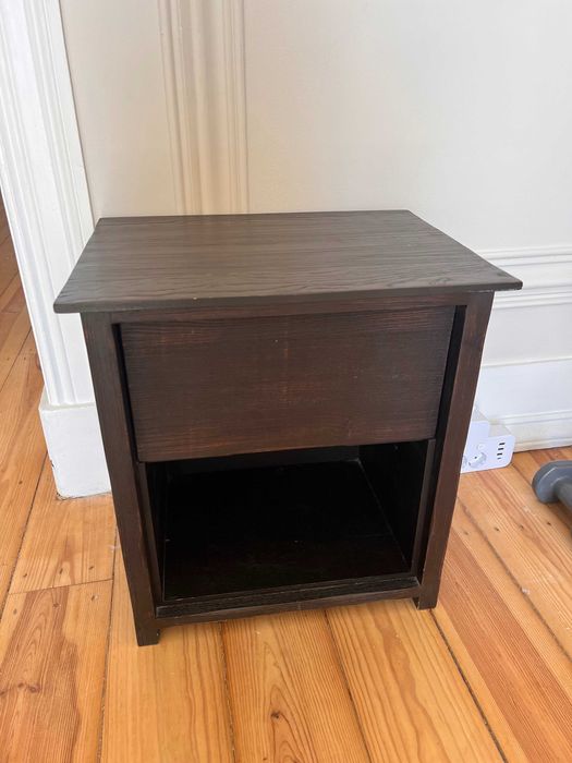 ZARA wood side table