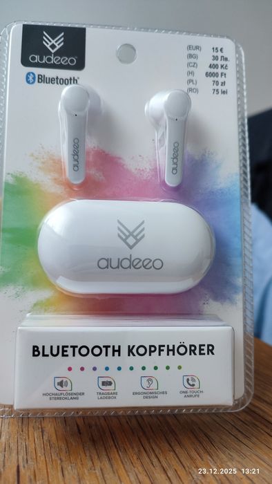 Продам наушники BLUETOOTH AUdeeo