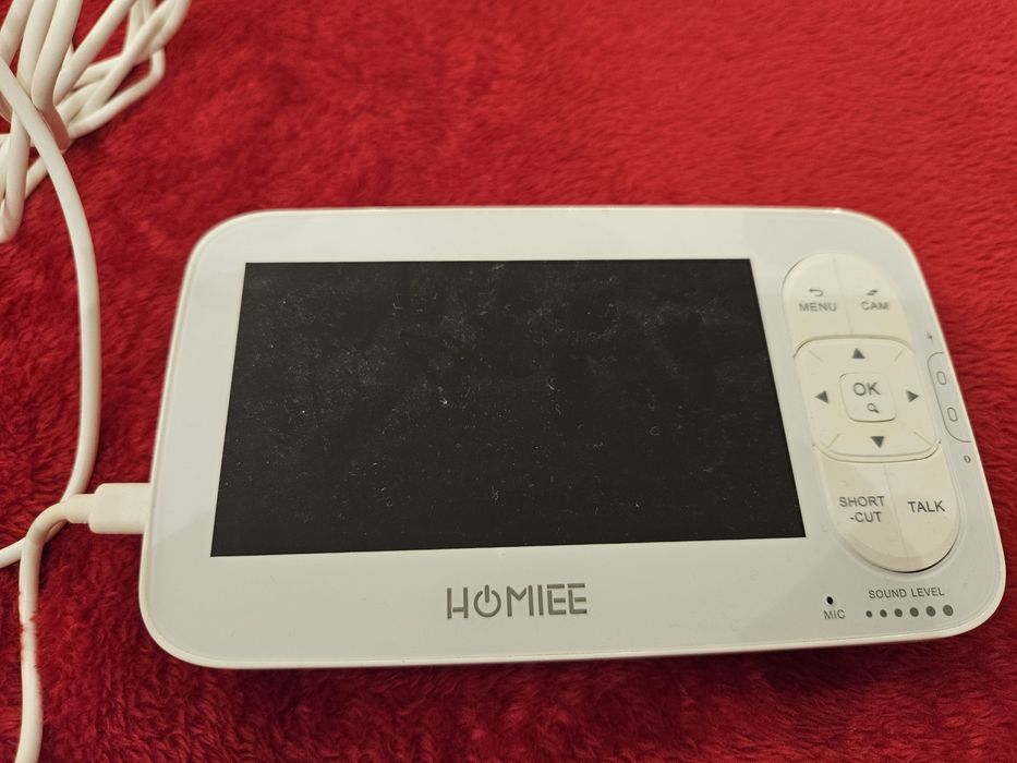 Baby cam e monitor Homiee câmara de bebé