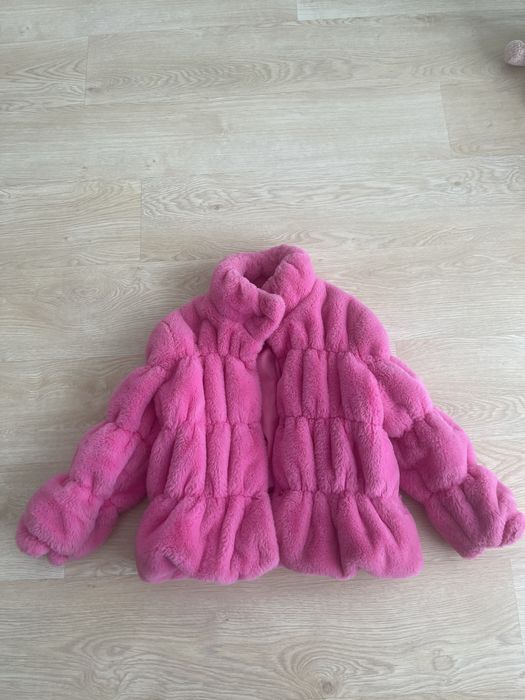 Шубка Monalisa красивого розового цвета