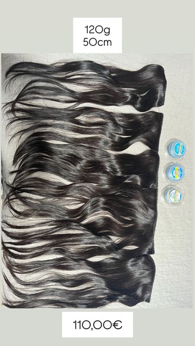 Extensão cabelo ondulado - 120g /50cm