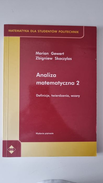 Analiza matematyczna, definicje twierdzenia wzory, cz 2