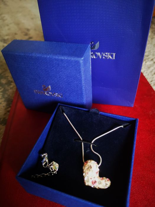 Swarovski oryginał naszyjnik serce