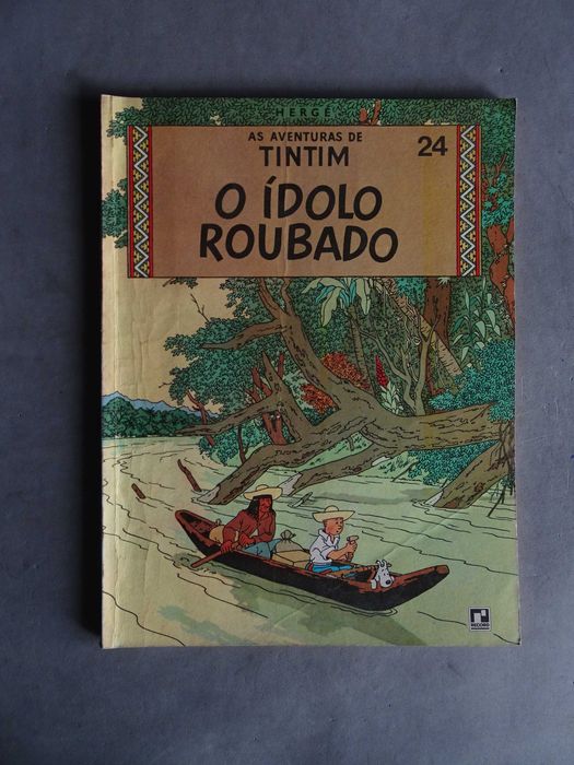 Livro Record Tintin Tintim - O Ídolo Roubado (capa mole)
