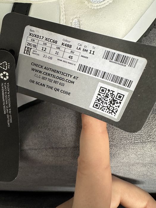 Чоловічі кросівки ARMANI EXCHANGE кроссовки Армани