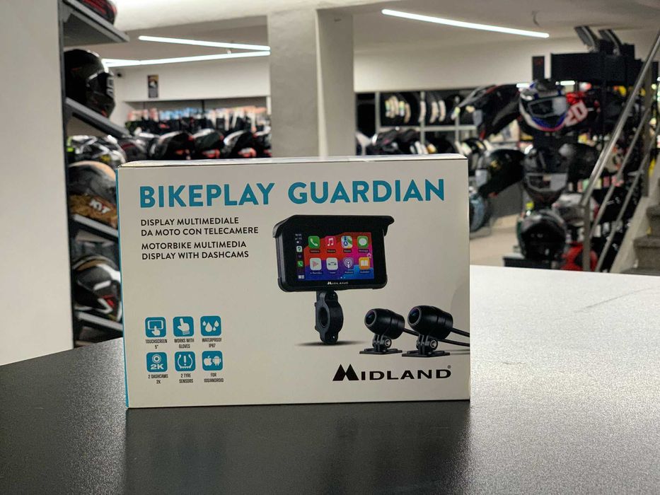 Bikeplay Guardian Midland – Apple CarPlay / Android Auto para Moto