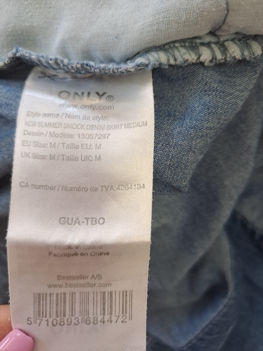 Spódnica dżinsowa. Only. Rozmiar M.