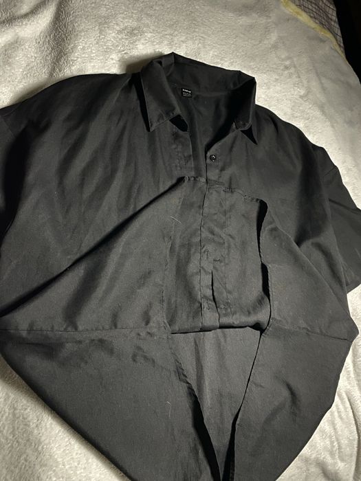 сорочка чорна оверсайз