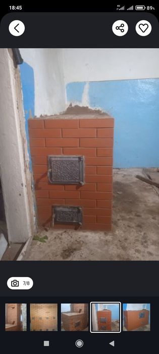 Кладка и ремонт печей,чистка груб